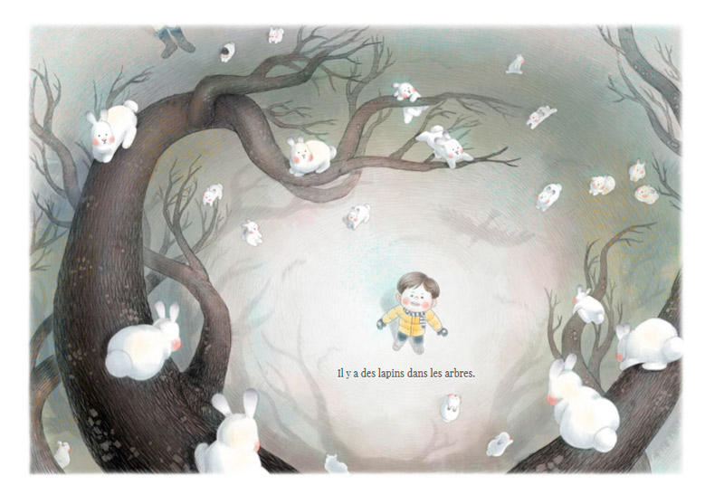 Хуэйфан Чжэн. Падают кролики